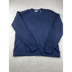 Vince Sweater Men Small Pullover Long Sleeve Pullover Sweatshirt Casual‎ Blue